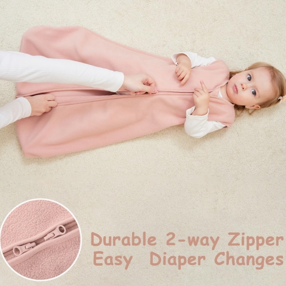 NWT Loxxii Baby Sleep Sack 18/24M Blush W/Double Zipper - Picture 9 of 11